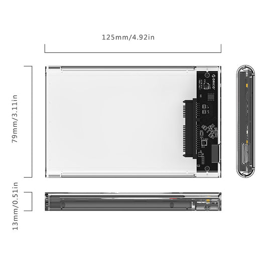 Gabinete Externo ORICO para Disco Duro 2.5" SATA USB 3.0 - Image 10