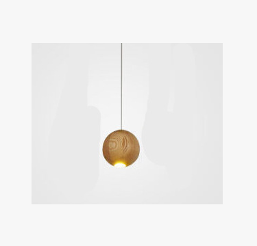 Lámpara Colgante de Esferas de Madera Estilo Nórdico - Image 4