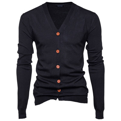 Suéter Cardigan Básico Hombre Otoño Invierno - Diseño Suelto y Versátil - Image 5