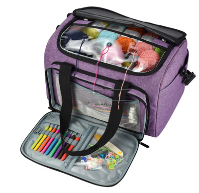 Bolsa organizadora para agujas de crochet y lanas - Image 7