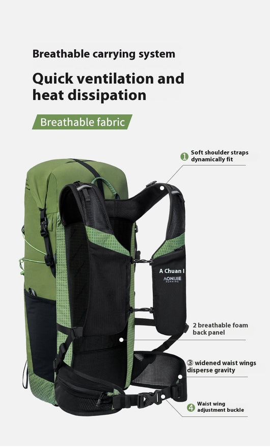 Mochila de Senderismo 24L de Gran Capacidad para Hombre y Mujer - Image 10