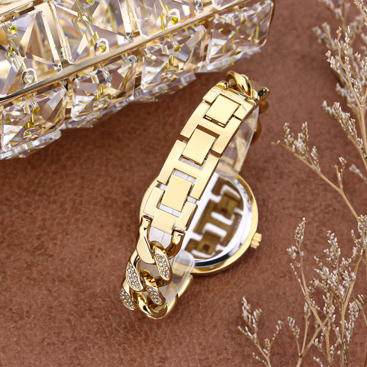 Reloj Hip Hop Cadena Cubana Diamantes Cuarzo - Image 18