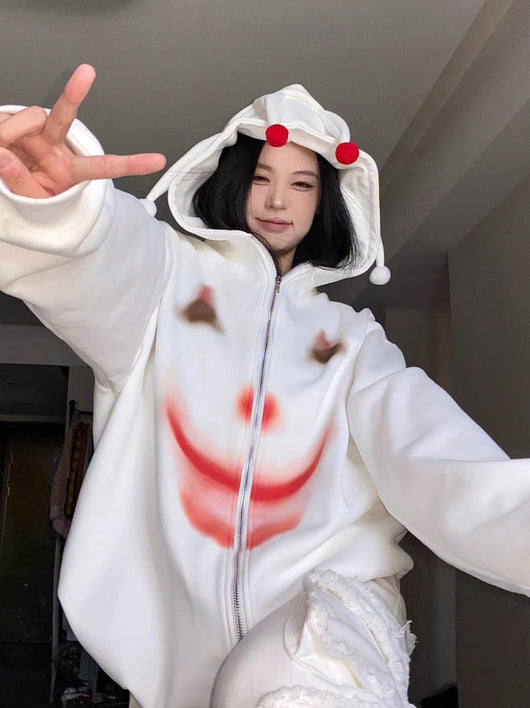 Suéter Blanco Oversize Joker para Mujer - Image 9