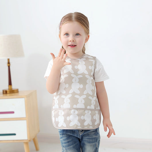 Babero Reversible Impermeable con Protección Frontal para Bebés - Image 2
