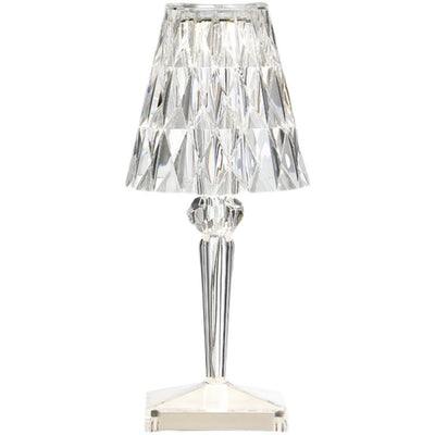 Lámpara de Mesa Cristal Diamante con Carga USB - Luz Nocturna Decorativa Recargable - Image 14