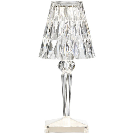 Lámpara de Mesa Cristal Diamante con Carga USB - Luz Nocturna Decorativa Recargable - Image 14