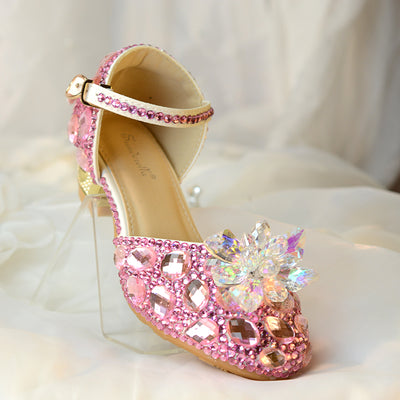 Zapatos de Tacón Alto con Cristales para Presentaciones Infantiles - Image 6