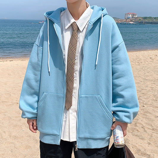 Chaqueta Hoodie Casual con Cierre para Hombre - Image 2
