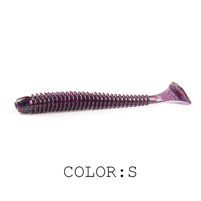 Señuelo de Pesca Luya Soft Fish con Cola T Bicolor y Sal - Image 18
