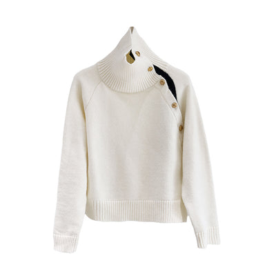 Suéter Cuello Alto Versátil de Manga Larga para Mujer - Image 10