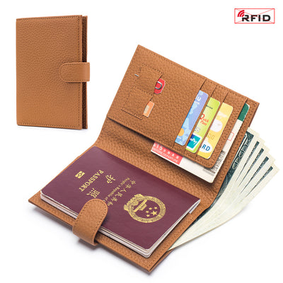 Bolsa Pasaporte Ultradelgada de Cuero con Protección RFID - Image 21