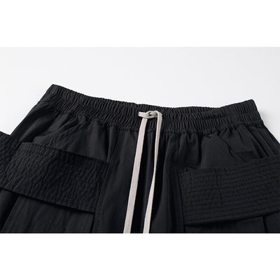 Shorts Clásicos Sideline Negro con Doble Argolla - Image 5