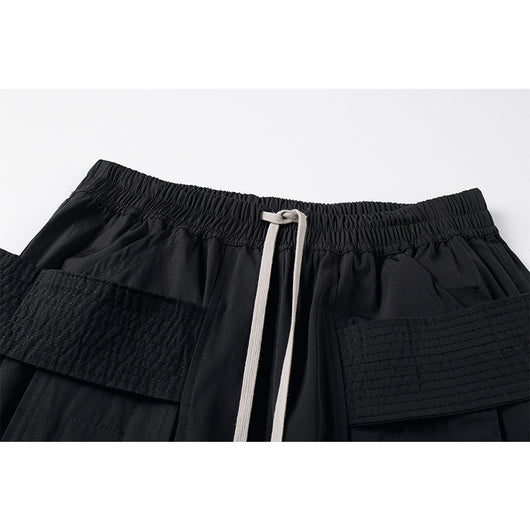 Shorts Clásicos Sideline Negro con Doble Argolla - Image 5