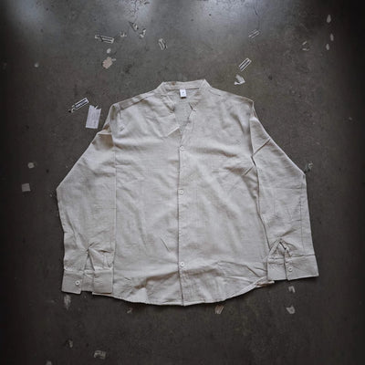 Traje Deportivo Europeo Hombre con Mangas Largas de Lino - Ropa de Trabajo Versátil - Image 3