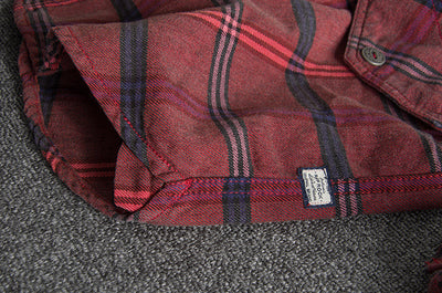 Camisa Casual de Cuadros Slim Fit para Hombre - Image 13