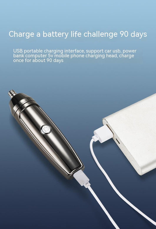 Afeitadora Portátil 2 en 1 con Recortador de Vello Nasal - Image 9