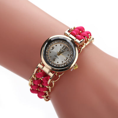 Reloj de Moda Casual para Mujer con Cadena de Cuerda Tejida y Movimiento de Cuarzo - Image 21