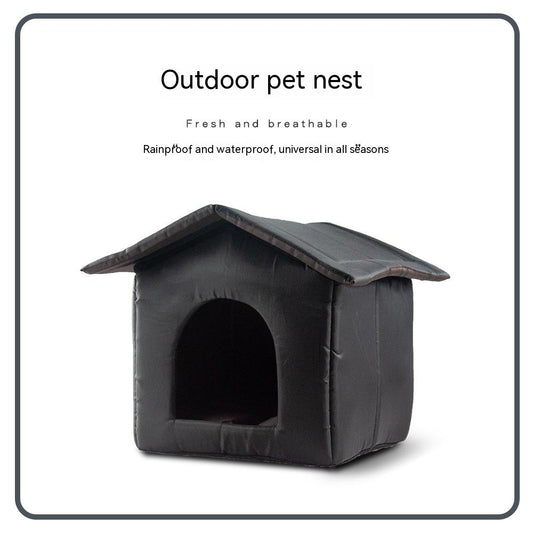 Casa Felina Impermeable para Invierno - Refugio Desmontable y Lavable - Image 2