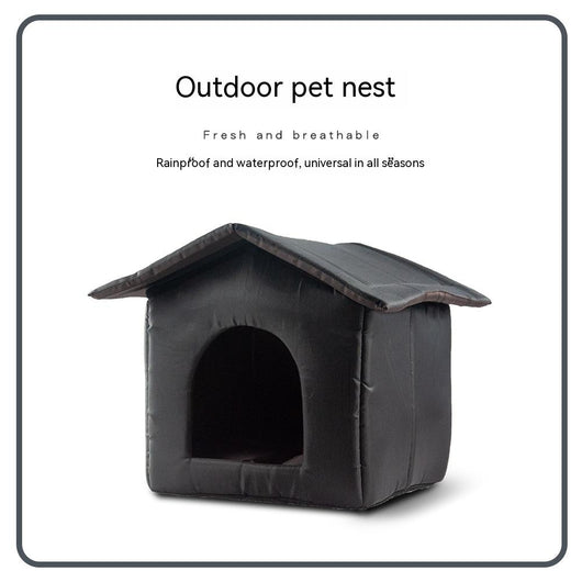 Casa Felina Impermeable para Invierno - Refugio Desmontable y Lavable - Image 2