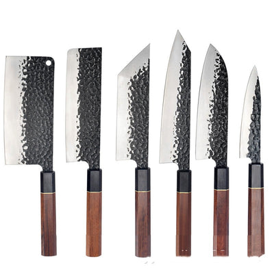 Cuchillo Multiusos de Chef con Mango Octagonal y Patrón Forjado - Image 8