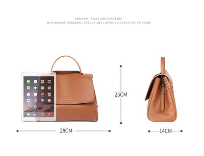 Bolso Bandolera de Cuero Genuino para Mujer - Estilo Casual y Elegante - Image 11