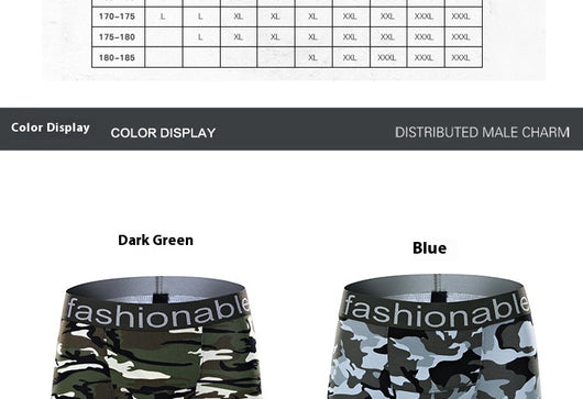 Boxers Largos de Algodón con Estampado Camuflaje para Hombre - Image 11