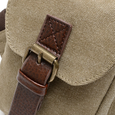 Mochila de Viaje Grande Estilo Retro en Lona para Hombre - Image 15