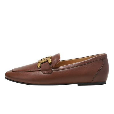 Zapatos de Cuero Estilo Británico con Cierre Rápido - Image 6