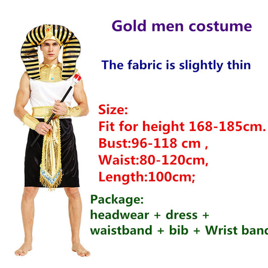 Disfraz Faraón Cleopatra Egipcio Lujo para Carnaval y Fiestas - Image 13