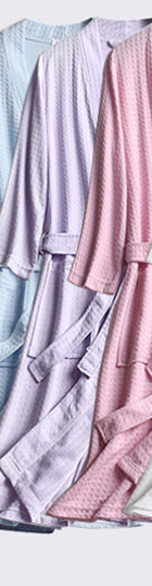 Pijama de Pareja en Tela Waffle - Bata Cómoda para Él y Ella - Image 8