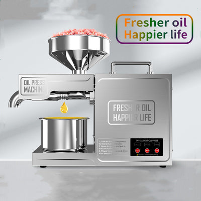 Prensa Extractora de Aceite Automática de Acero Inoxidable