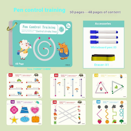 Tarjetas de Práctica para Control de Escritura - Educación Inicial Borrable - Image 6