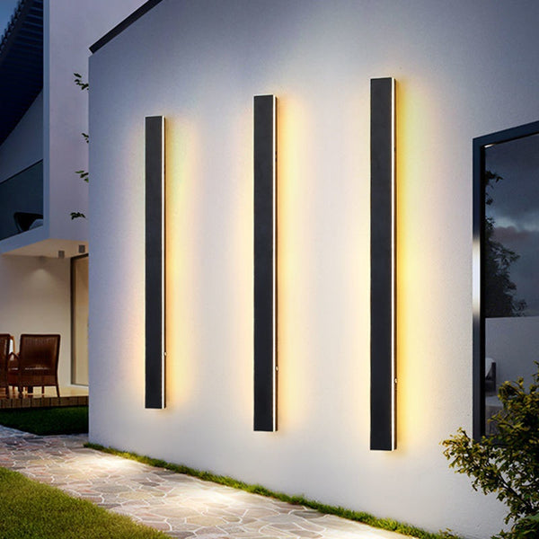 Lámpara de Pared Exterior Minimalista Impermeable para Jardín y Terraza