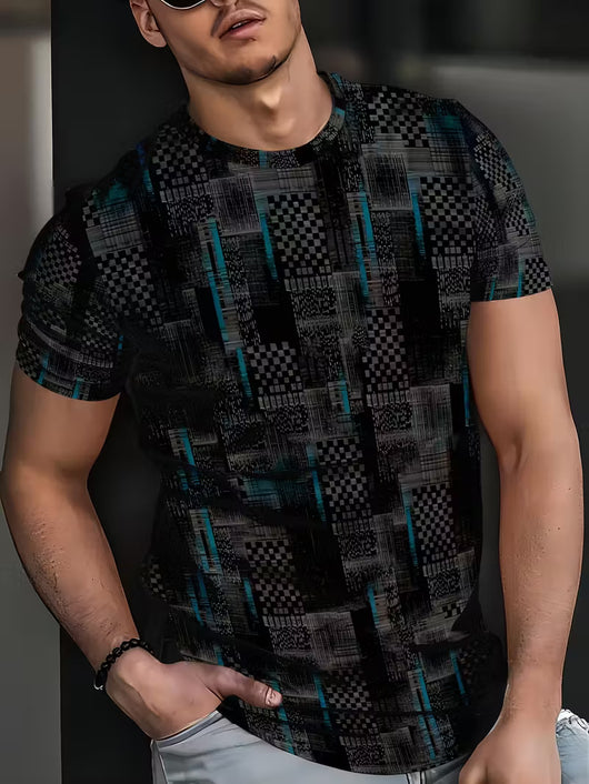 Playera Casual para Hombre con Estampado Digital 3D - Image 14