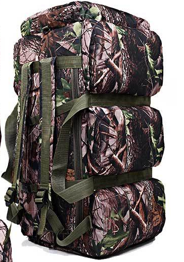 Mochila de Montaña 90L Camuflaje para Expediciones - Image 15