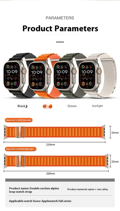 Correa de Reloj Nylon con Hebilla C y Cambio Rápido de Dos Secciones - Image 28