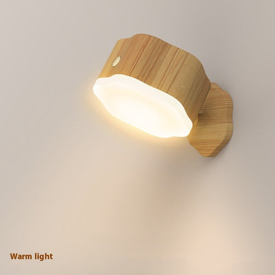 Lámpara de Pared Magnética Rotativa con Luz Nocturna - Image 3