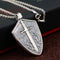 Pendiente Espada y Escudo para Hombre - Joya de Acero Inoxidable