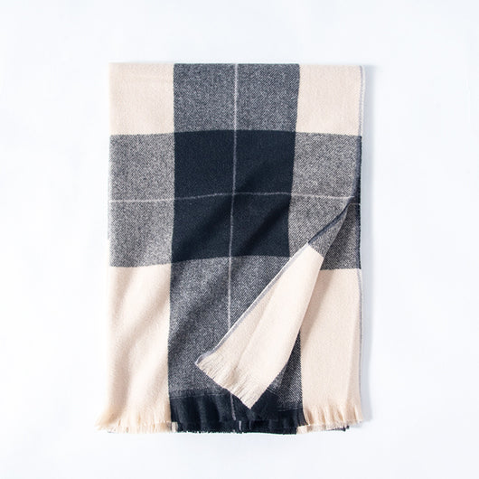Chal de Cachemira Artificial Grueso para Mujer - Abrigo Cálido de Invierno - Image 7