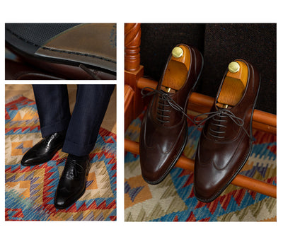 Zapatos Brogue de Cuero para Hombre - Calzado Formal Ejecutivo - Image 17