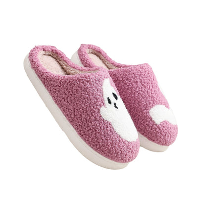 Pantuflas de Algodón Fantasma Halloween Púrpura - Image 5