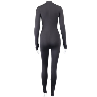 Jumpsuit Largo para Mujer con Cierre Metálico - Otoño e Invierno - Image 11