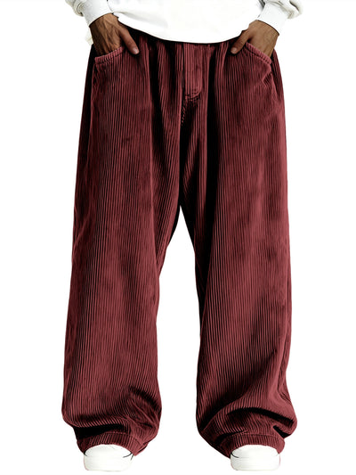 Pantalones de Buzo Corduroy Casual para Hombre con Bolsillos - Image 24
