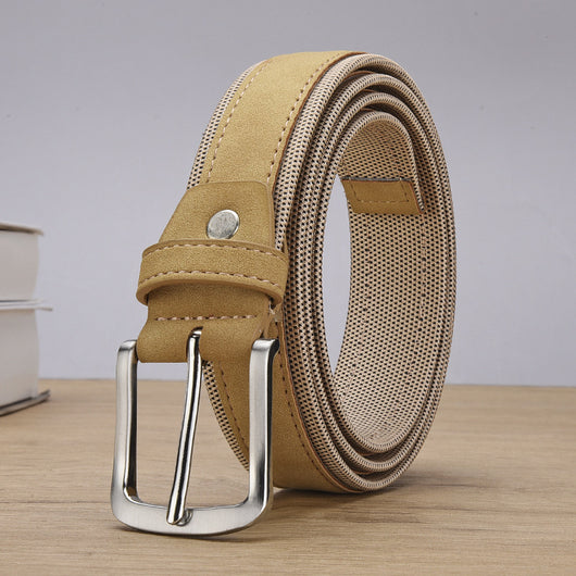 Cinturón de Ante Estilo Coreano para Hombre - Image 5