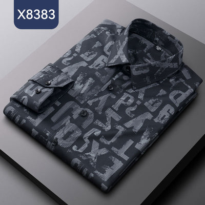Camisa Estampada de Fibra de Bambú para Hombre - Image 7