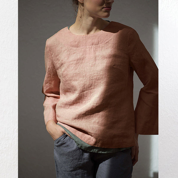 Camisa Casual de Lino y Algodón - Comodidad Versátil