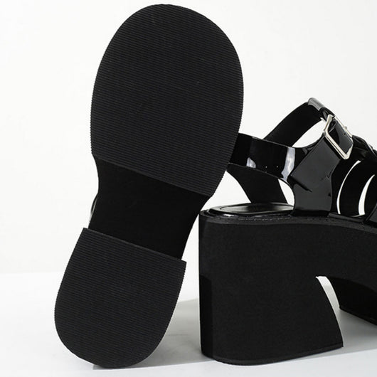 Sandalias Plataforma Tacón Grueso Verano Muffin - Image 12