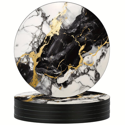 Posavasos Cerámico Mármol Aislante Térmico Impermeable Antitintas - Image 11