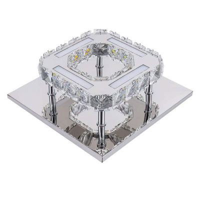 Lámpara de Techo LED Minimalista con Cristal - Image 3