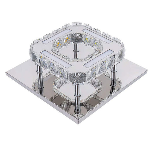 Lámpara de Techo LED Minimalista con Cristal - Image 3